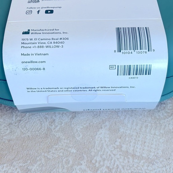 Brand New Willow Pump Anywhere Case Travel Breastfeeding Nursing Teal - Picture 13 of 16